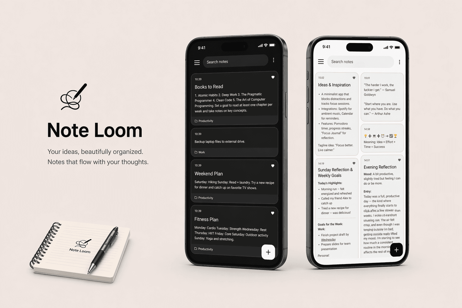 Note Loom - Personal Knowledge Workspace